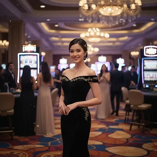 Players enjoy vibrant slot machines and casino games at 313bet, highlighting exciting online casino action