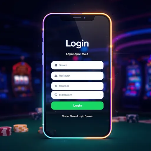 Filipino player logging in to mobile casino app
